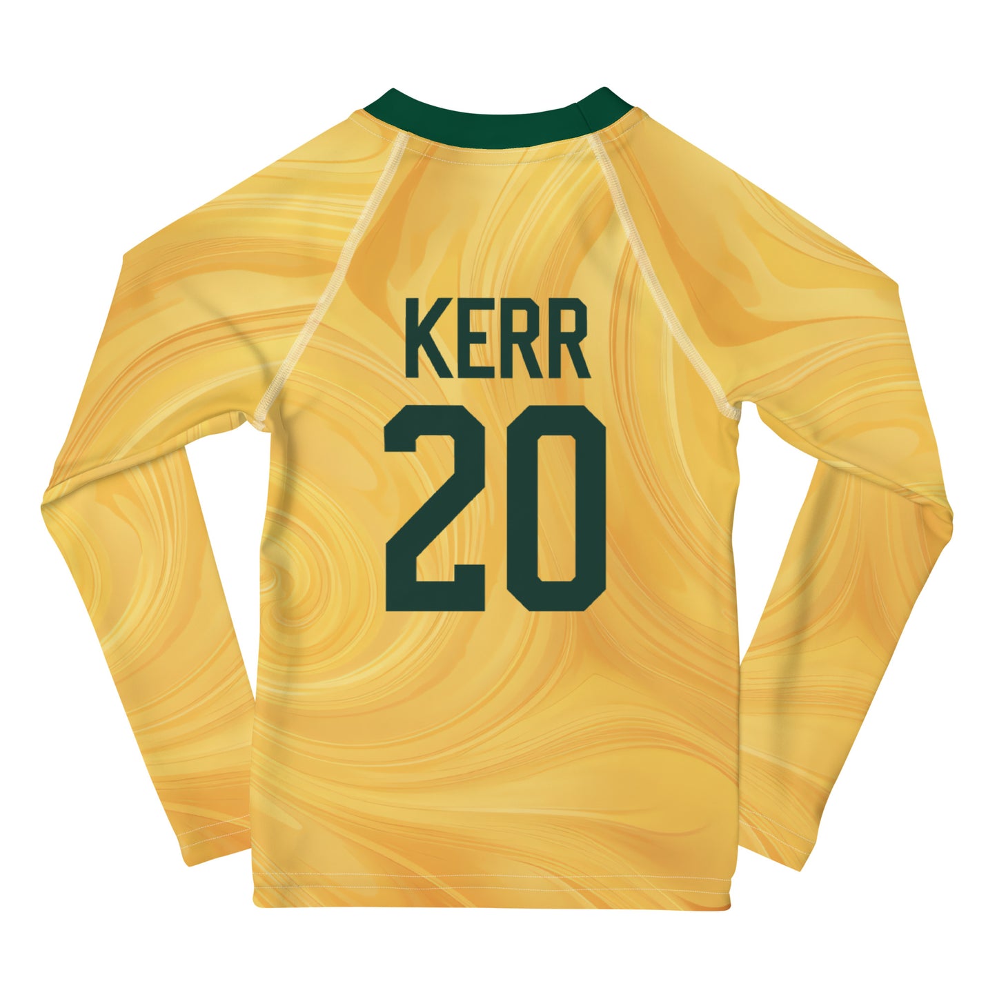 Australia-Inspired Soccer Swim Rashguard • FIFA World Cup Jersey Edition • Sam Kerr