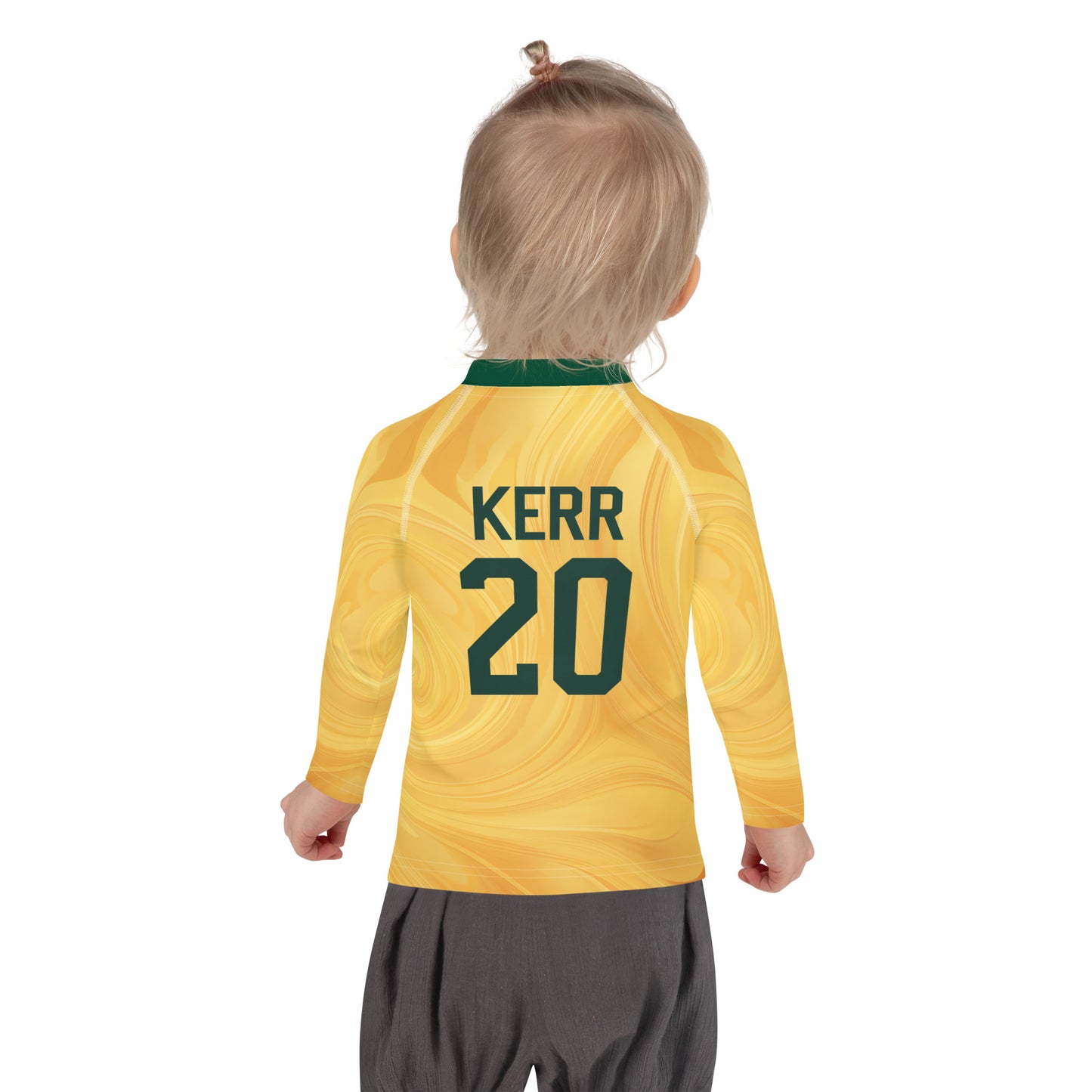 Australia-Inspired Soccer Swim Rashguard • FIFA World Cup Jersey Edition • Sam Kerr