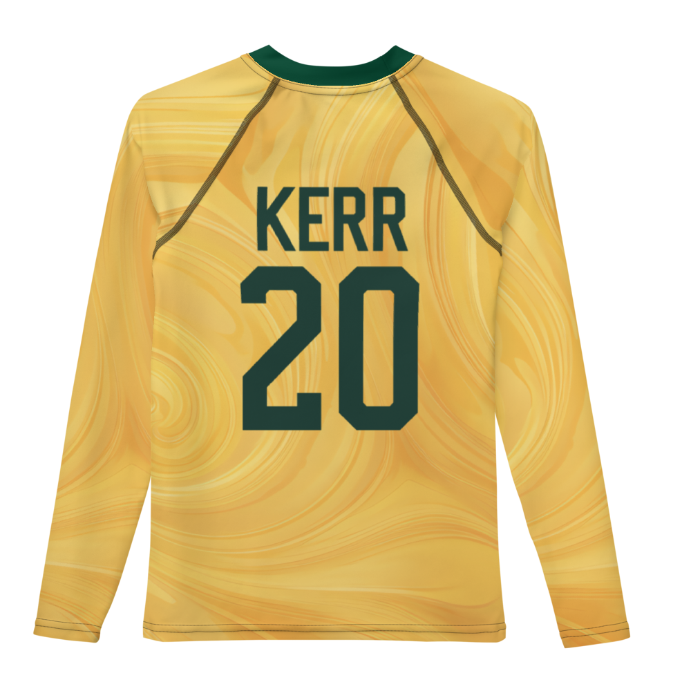 Australia-Inspired Soccer Swim Rashguard • FIFA World Cup Jersey Edition • Sam Kerr