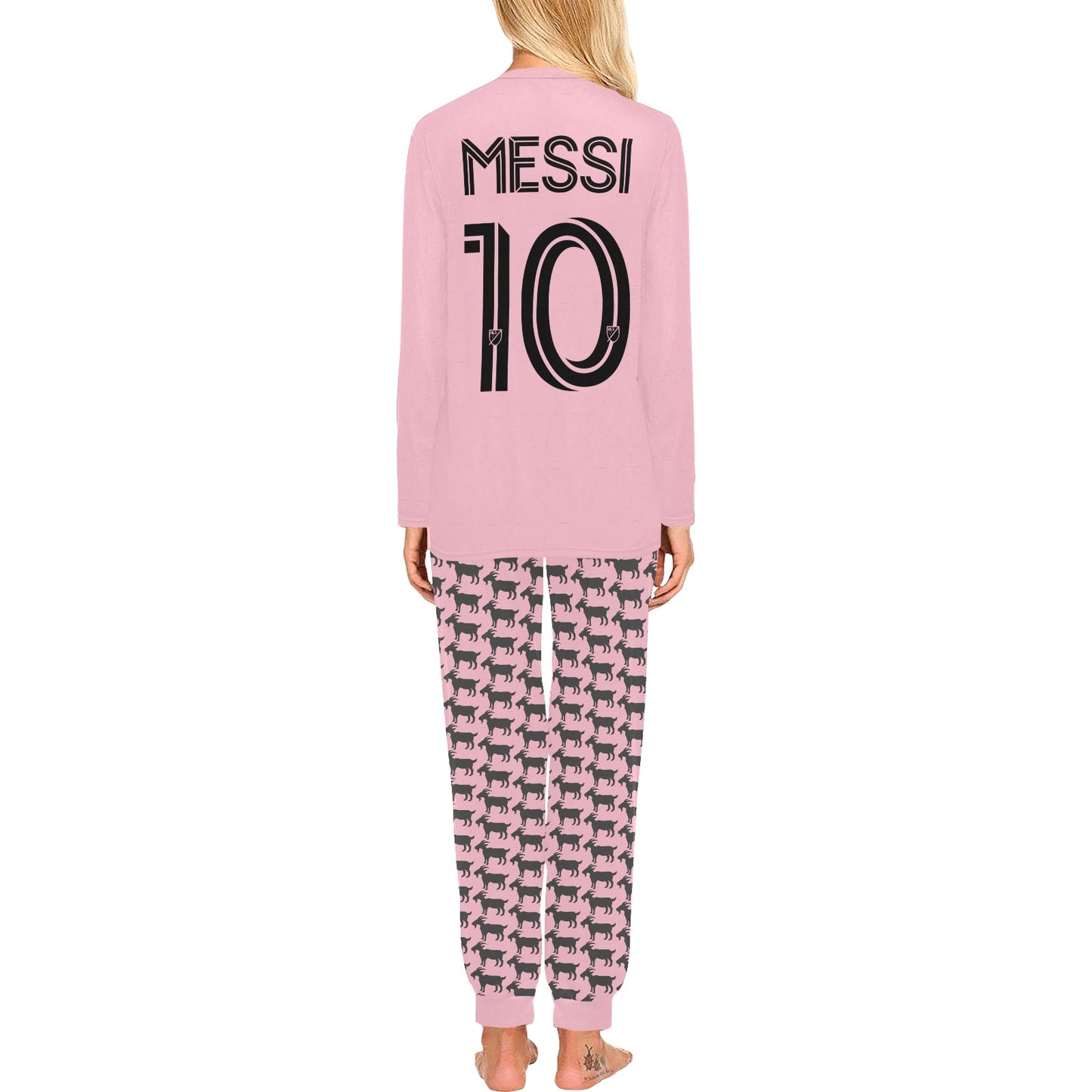 Women's Messi Pajamas  • Leo Messi 10 • Miami Soccer • Soccer Birthday Gift • Messi Christmas Gift for Her