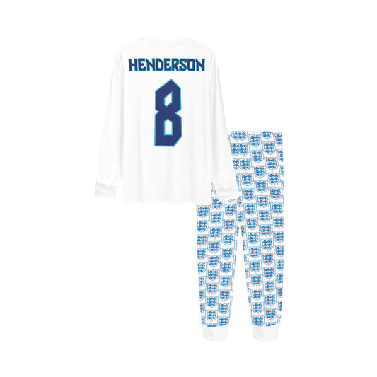 Jordan Henderson 8 • Men's England National Team • Soccer Pajamas • FIFA World Cup Edition
