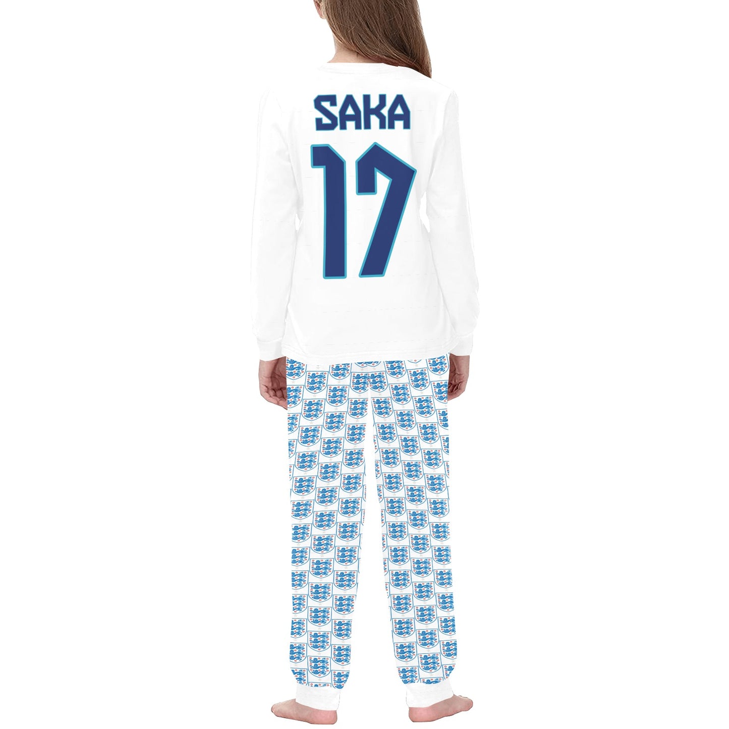 Bukayo Saka • Men's England National Team • Soccer Pajamas • FIFA World Cup Edition