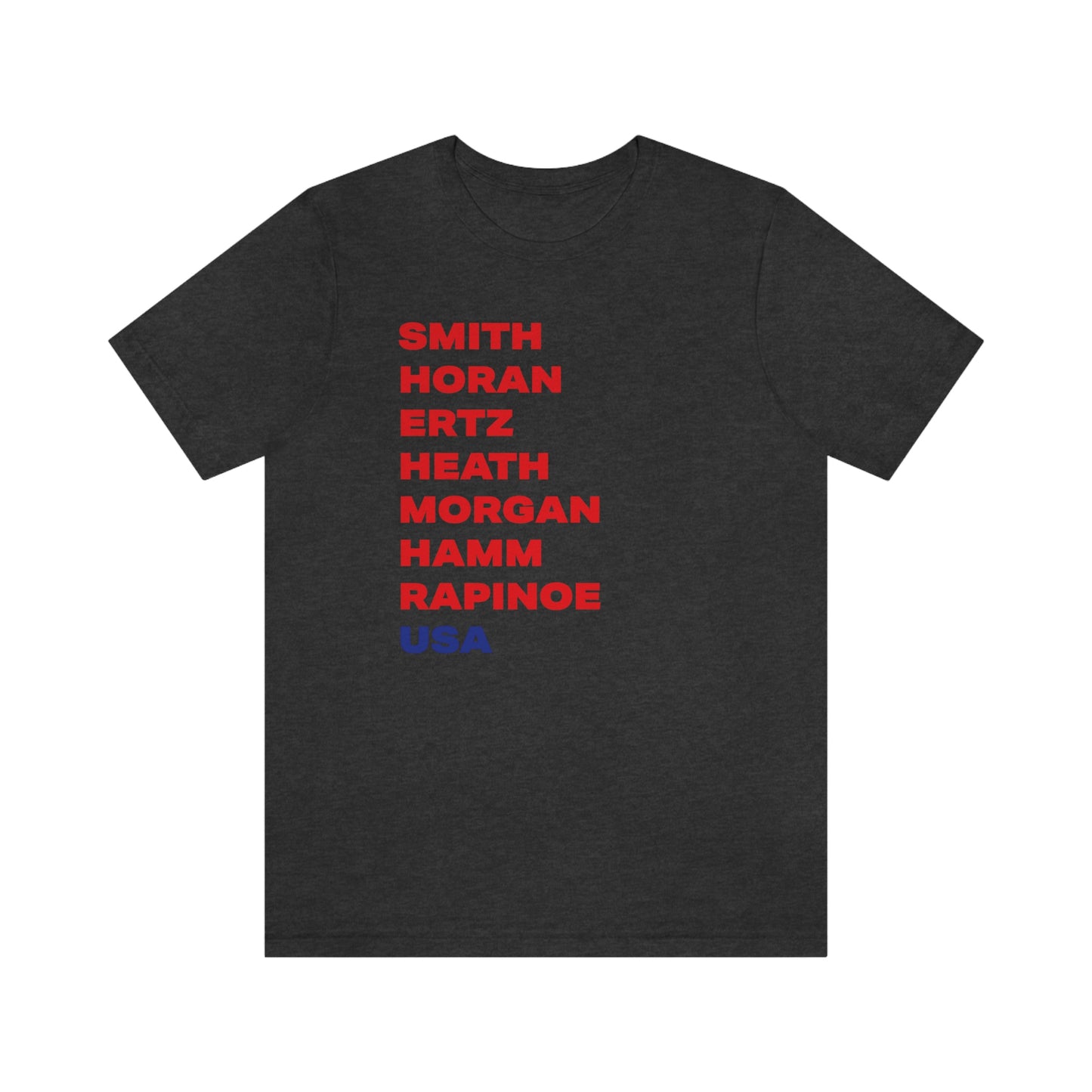 TEAM USA Women's Soccer Short Sleeve Tee  •  USWNT  •  Soccer Girl Gift • Mother's Day Gift