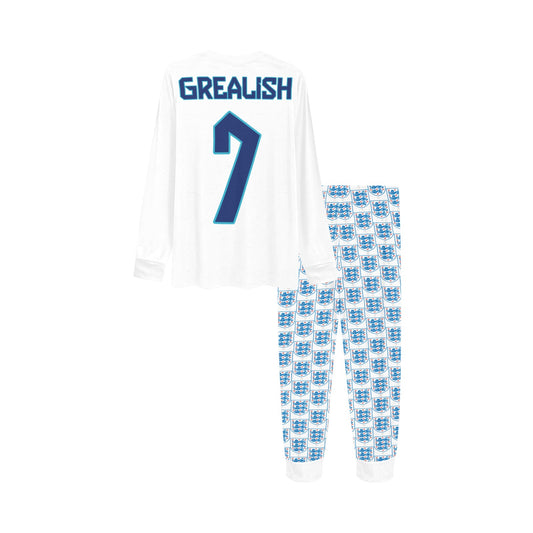 Jack Grealish 7 • Men's England National Team • Soccer Pajamas • FIFA World Cup Edition