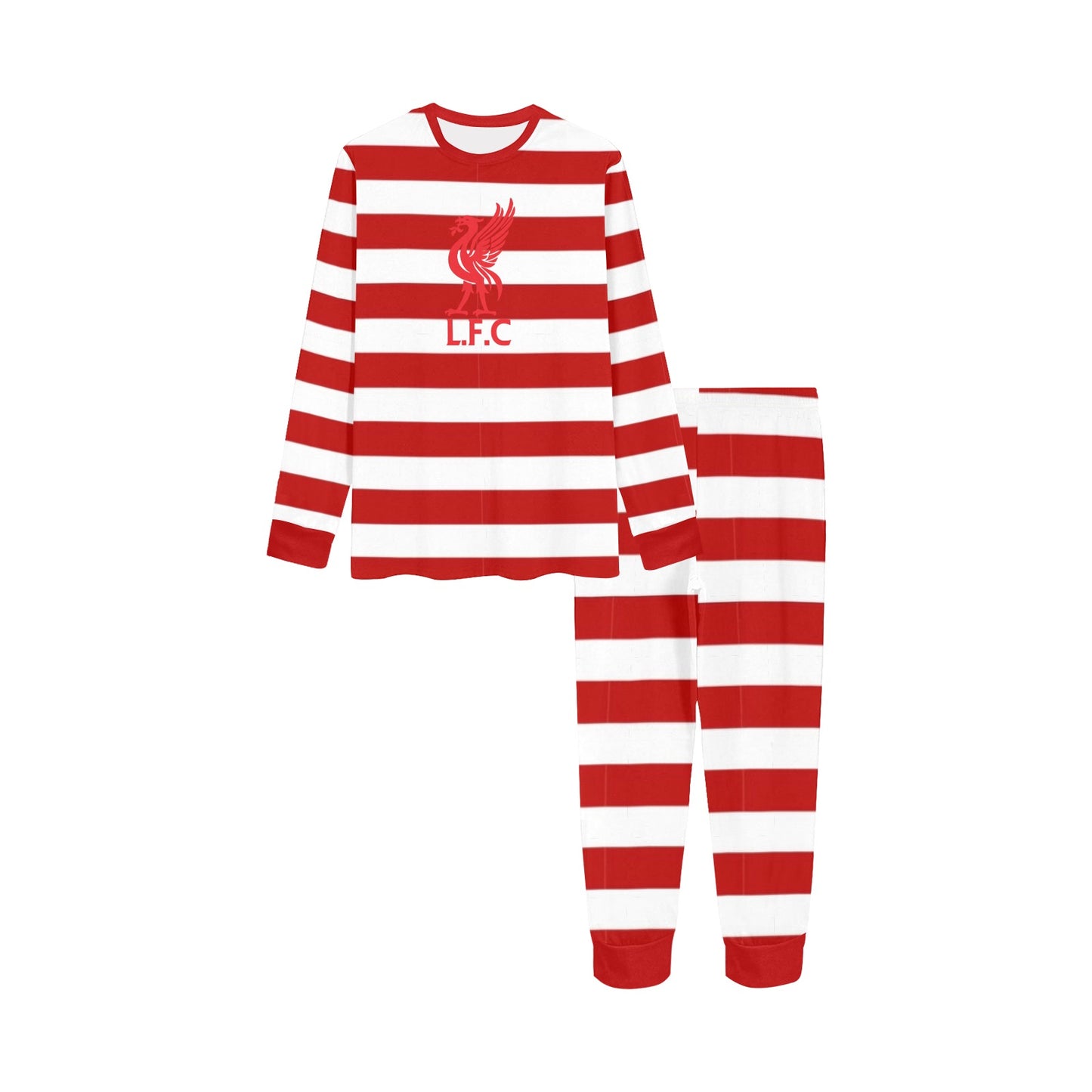 LFC Holiday Soccer Pajamas • Soccer Christmas Gift • Festive Sleepwear for Liverpool Fans