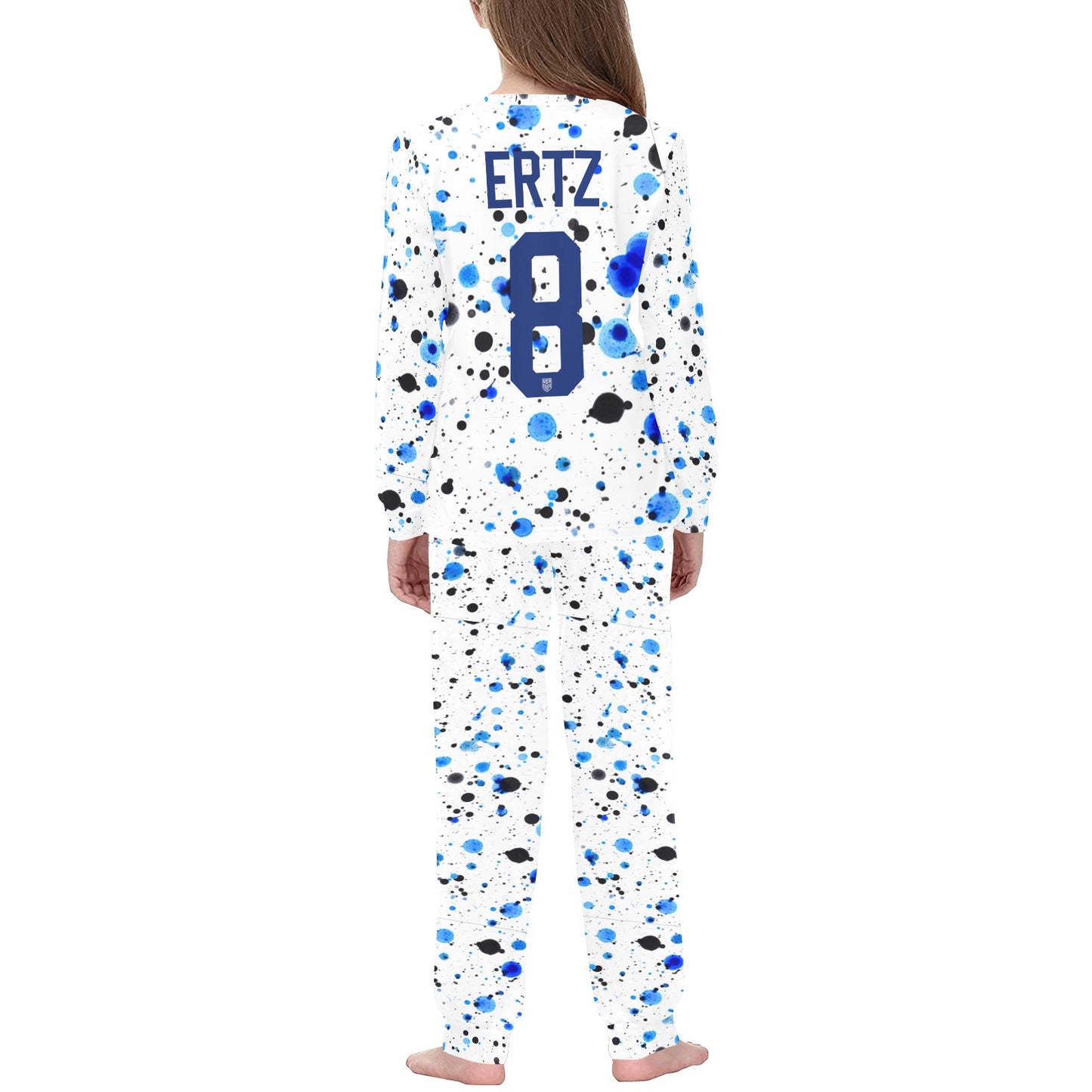 Ertz USA Soccer •July 4th Soccer Pajamas for Kids •USA Women's Soccer FIFA Jersey • Kids Soccer Gift