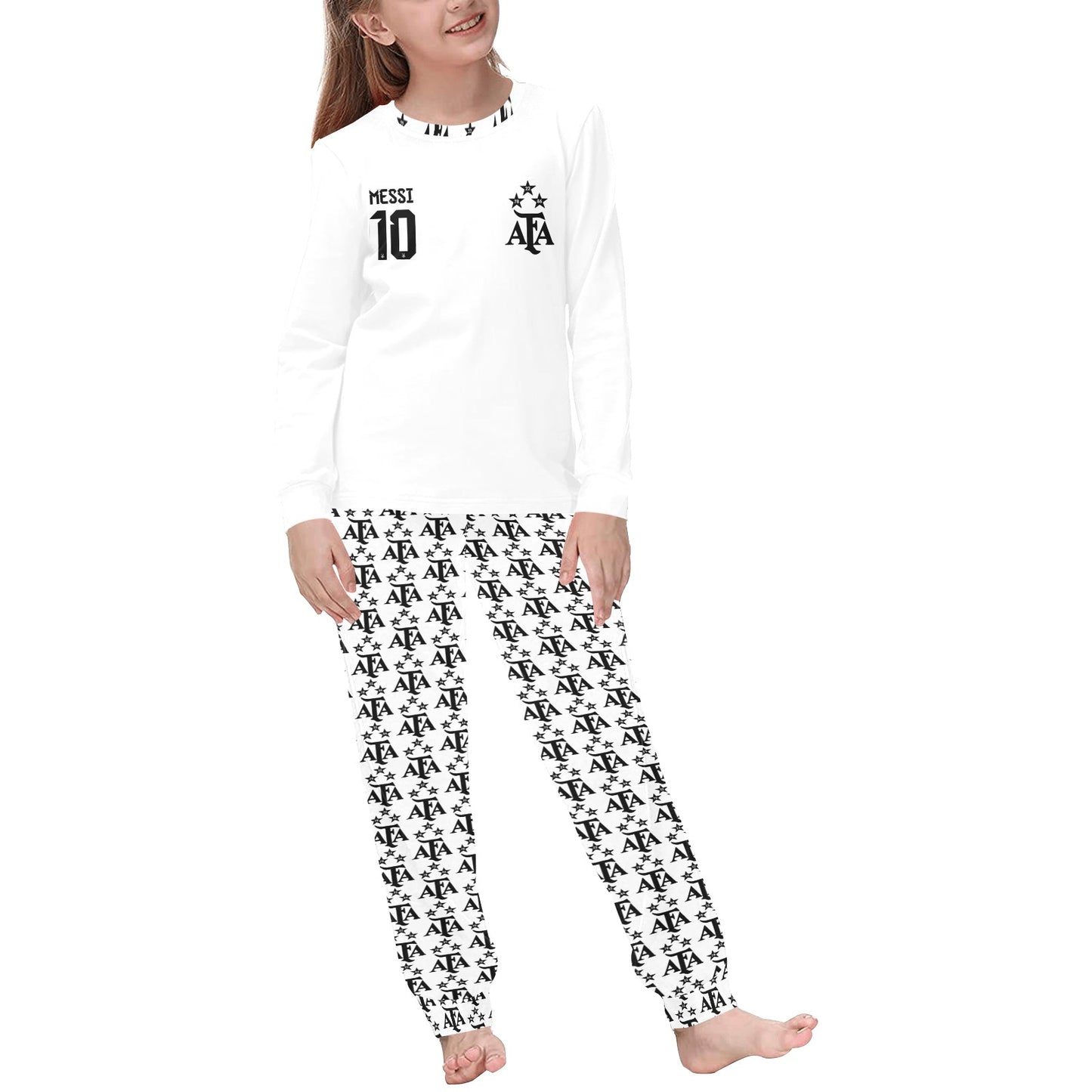 🎄CHRISTMAS Soccer Pajamas 🎄 Lionel Messi 10 🎄 Gender Neutral Kids Soccer Pajamas