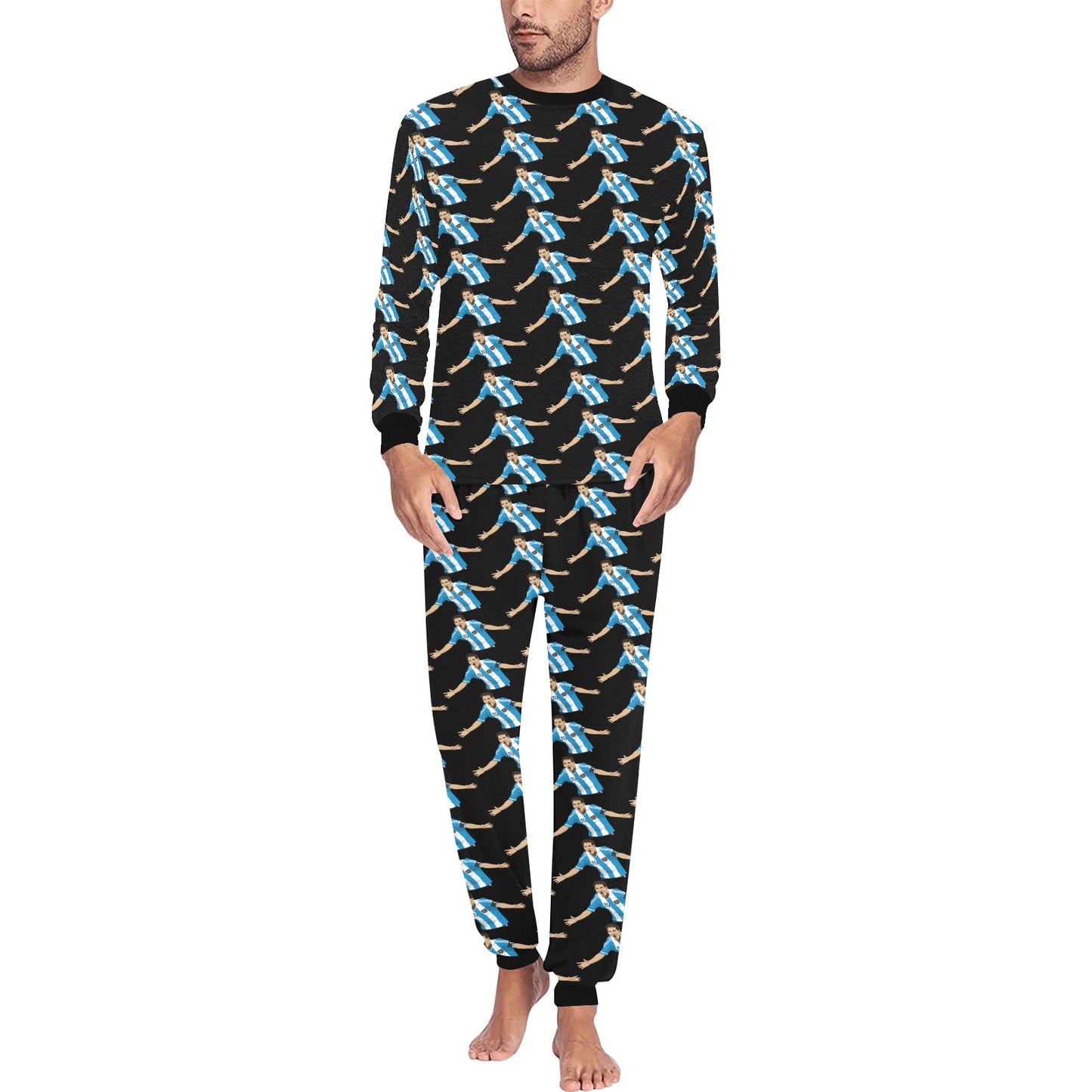 Mens Lionel Messi Celebration • Mens Messi Pajamas • FIFA World Cup • Argentina World Cup 10 • Messi Christmas Gfift