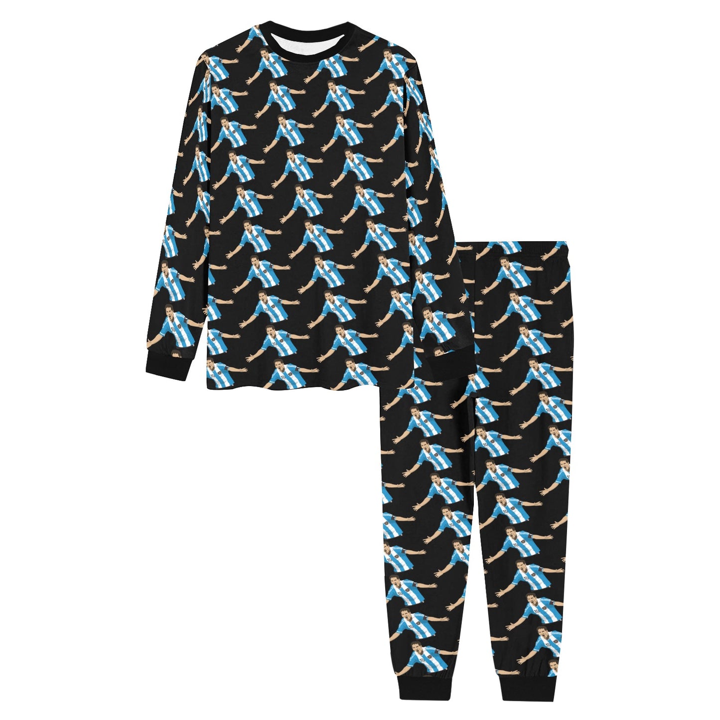 Mens Lionel Messi Celebration • Mens Messi Pajamas • FIFA World Cup • Argentina World Cup 10 • Messi Christmas Gfift