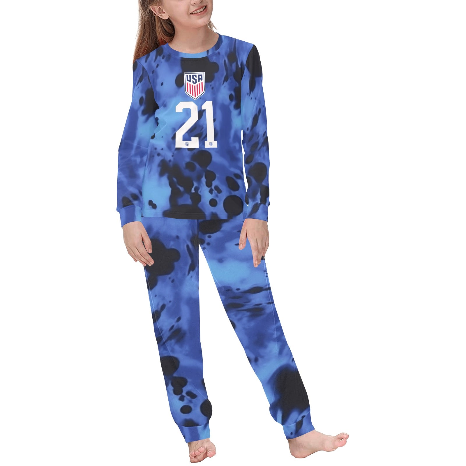 Soccer best sale pajamas girl