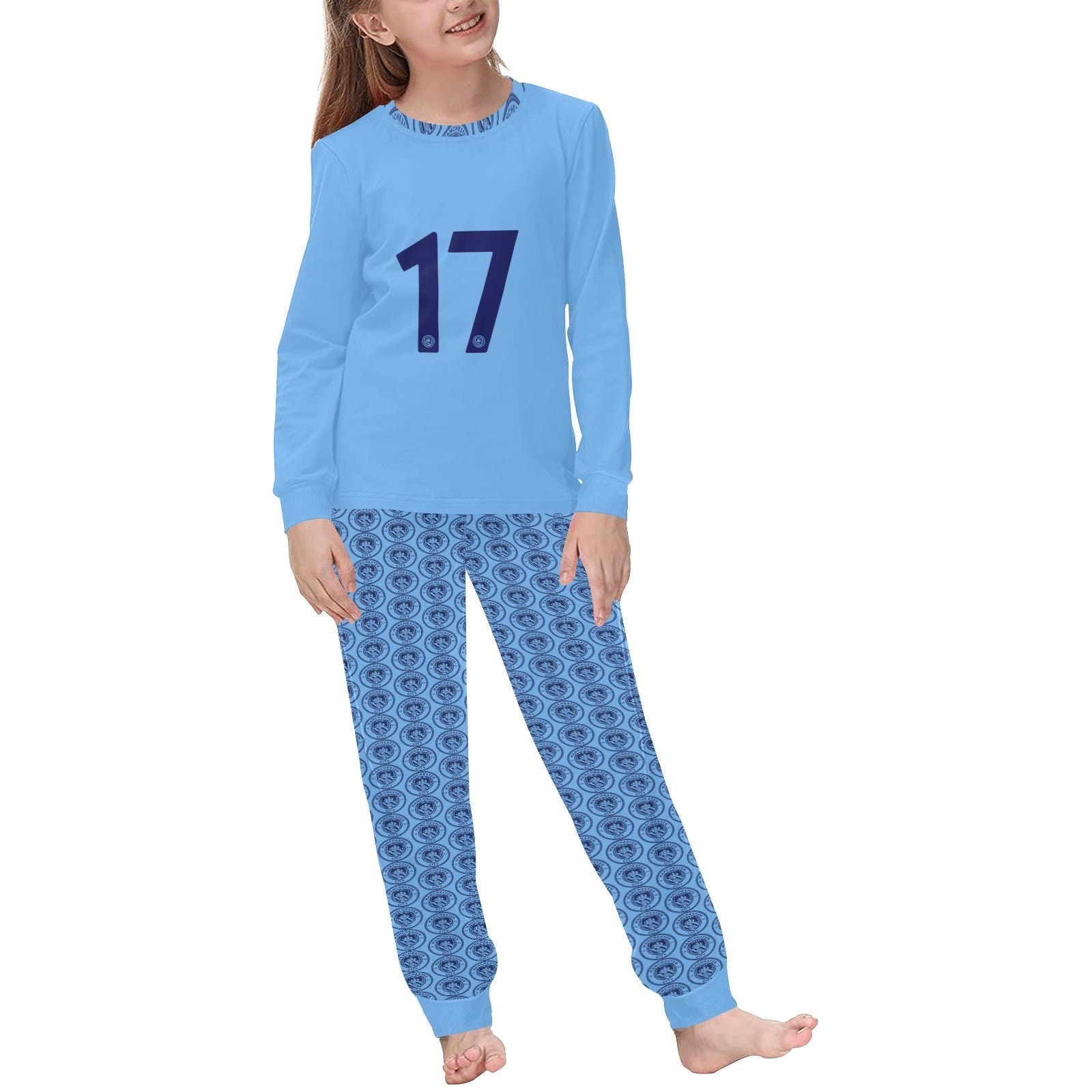 Man City Kevin De Bruyne 17 Kids Soccer Pajamas Premier