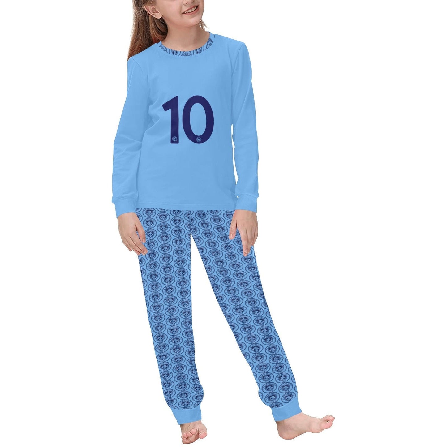 Man City • Jack Grealish 10 • Kids Soccer Pajama Set • Premier League Soccer • Jack Grealish Calves