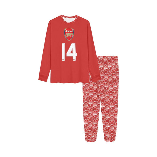 Arsenal • Eddie Nketiah #11 • Kids Soccer Pajamas • Premier League Jersey Inspired • Custom long-sleeve Pajama set