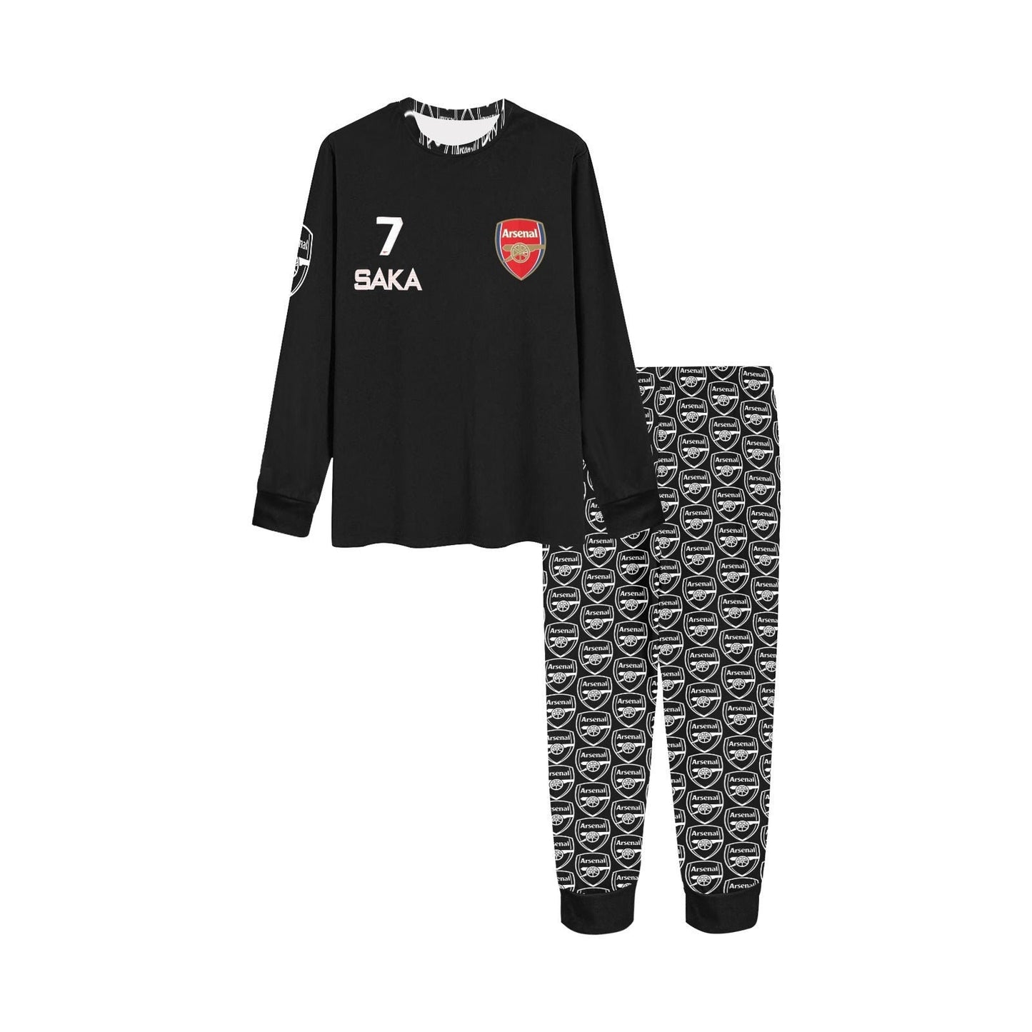 Bukayo Saka 7 •  Kids Soccer Pajamas  •  Arsenal Gift for Kids • Premier League Jersey